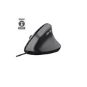 Mouse Trust Bayo II Alámbrico Diseño Vertical Negro