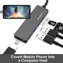 Adaptador multipuertos 5 en 1 Argom One Axess A00575