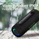 Altavoz inalámbrico portátil con luces LED y resistencia al agua IPX5 Argom Radyon X32 azul A00687