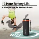 Altavoz inalámbrico portátil con resistencia al agua IPX3 Argom Radyon X10 negro A00738