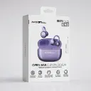 Auriculares TWS con diseño Open-Ear Clip-On Argom SkeiPods E40 púrpura A00785