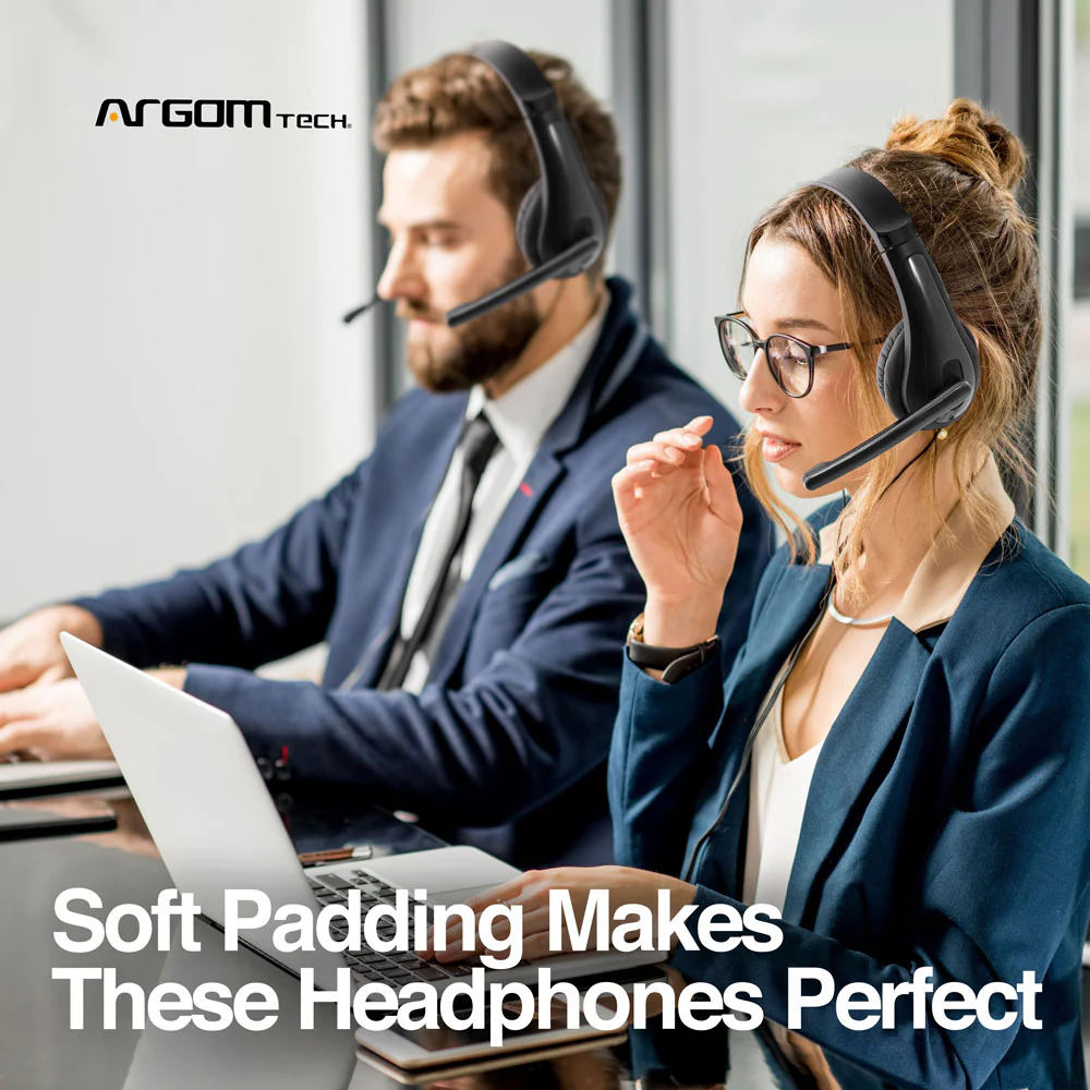 Auriculares estéreo USB con micrófono y control de volumen Argom Metro 78 A00534