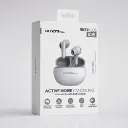 Auriculares estéreo inalámbricos BT con cancelación activa de ruido ANC Argom SkeiPods E21 blancos A00741