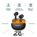 Auriculares estéreo inalámbricos BT con cancelación activa de ruido ANC Argom SkeiPods E21 negros A00740