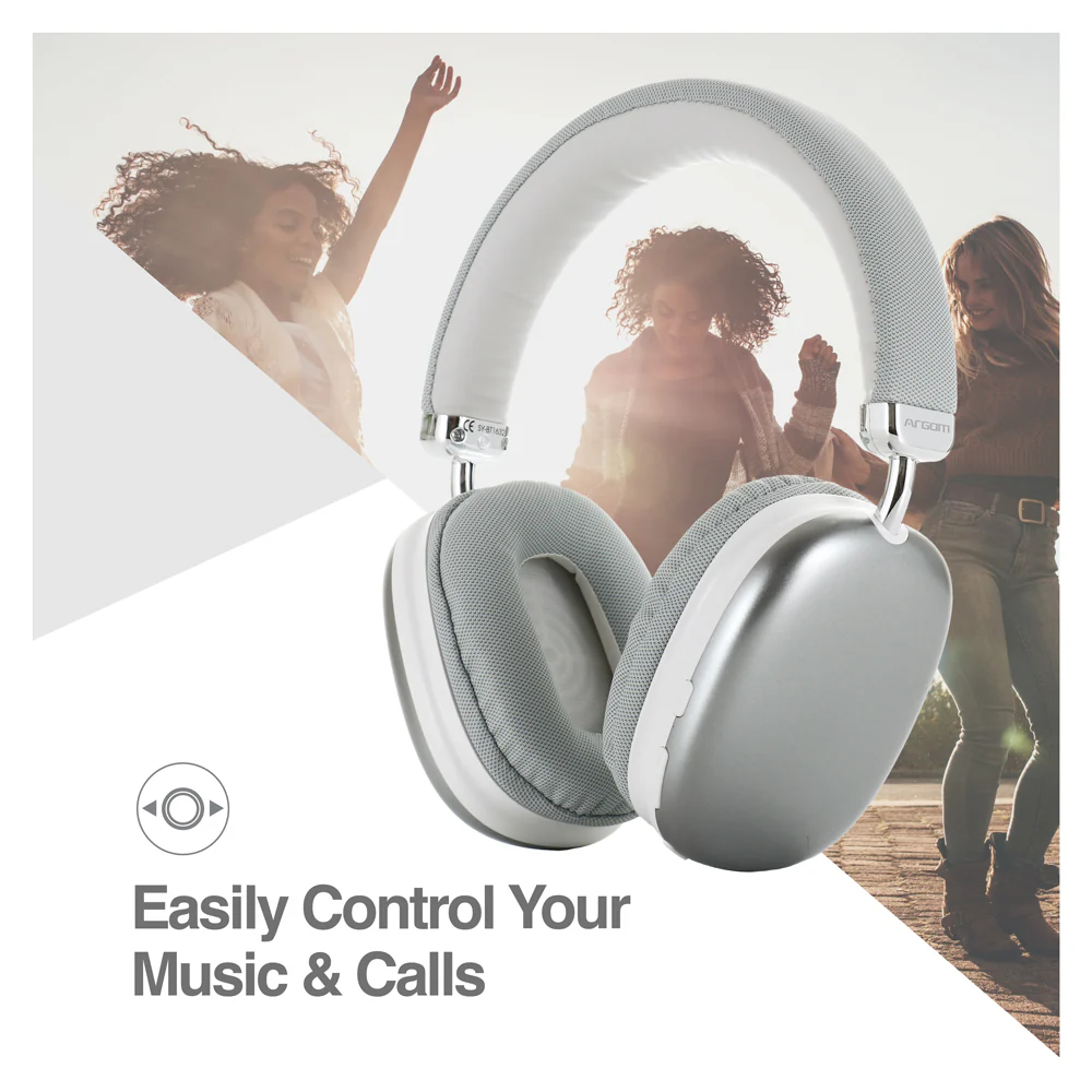 Auriculares inalámbricos BT Argom Ultimate Sound Live blancos A00668