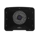 Base refrigerante 1 ventilador grande con luz LED azul Argom A00099