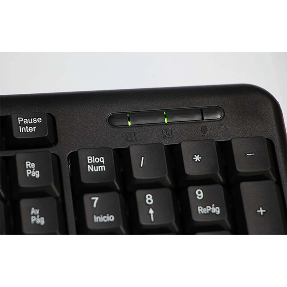 Combo teclado y mouse clásico inalámbrico distribución en español Argom A00053