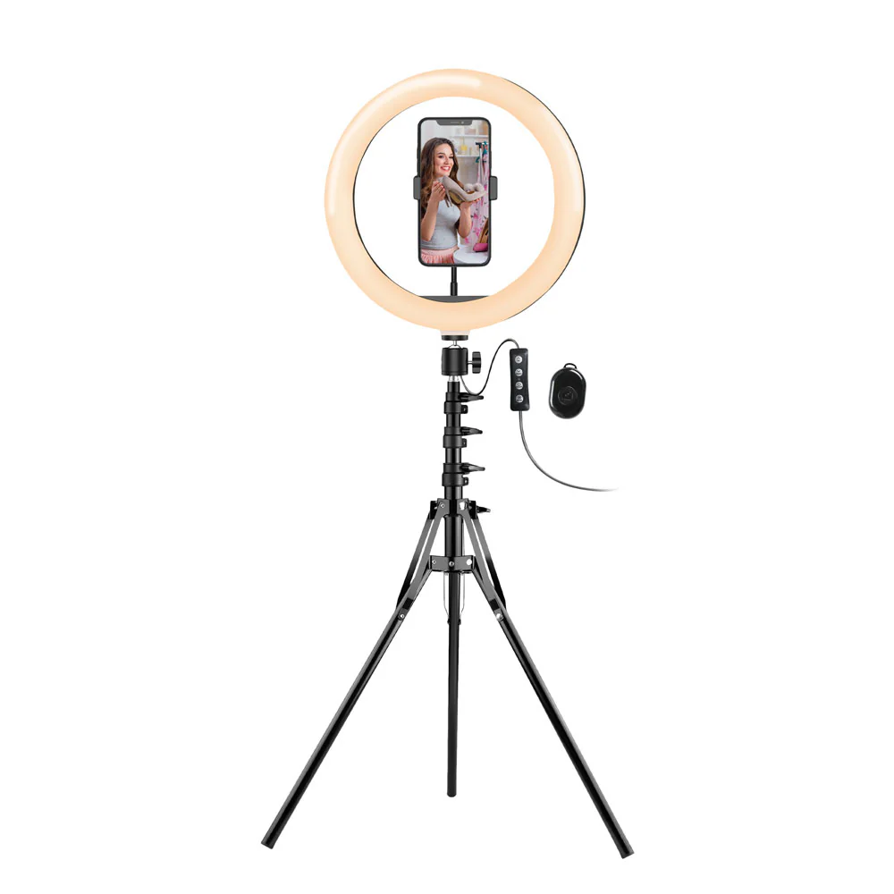 Aro de luz LED 10" con trípode completo Argom Spotlight Pro 9320 A00556