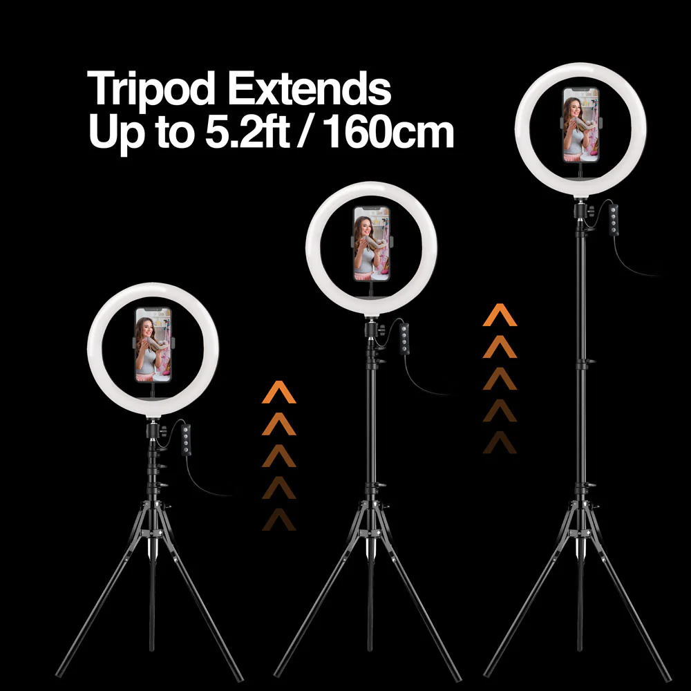 Aro de luz LED 10" con trípode completo Argom Spotlight Pro 9320 A00556