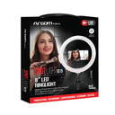 Aro de luz LED 8" con mini trípode Argom Spotlight 9315 A00555