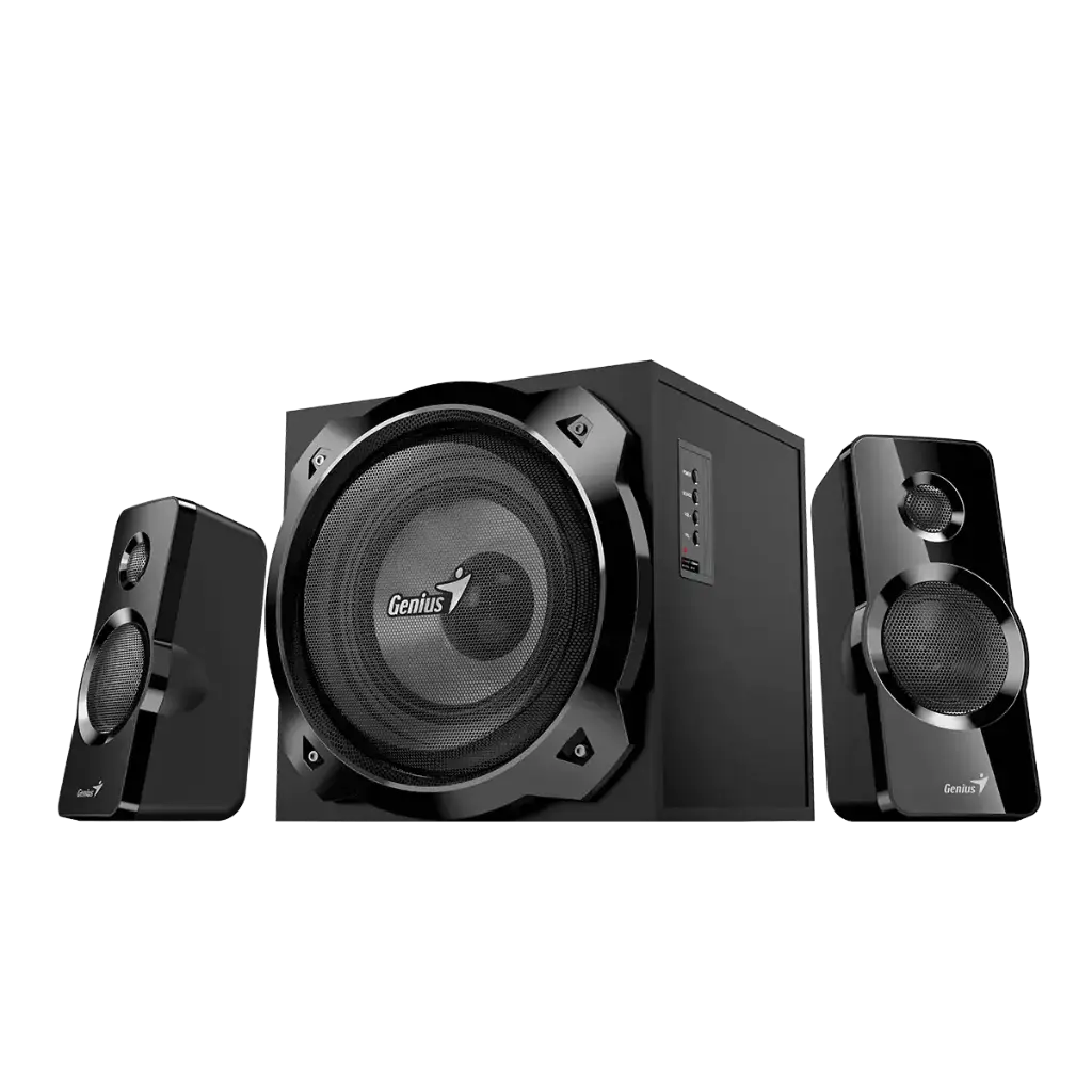 Parlante Genius 2.1 1850 BT Bluethoot Con Subwoofer Negro