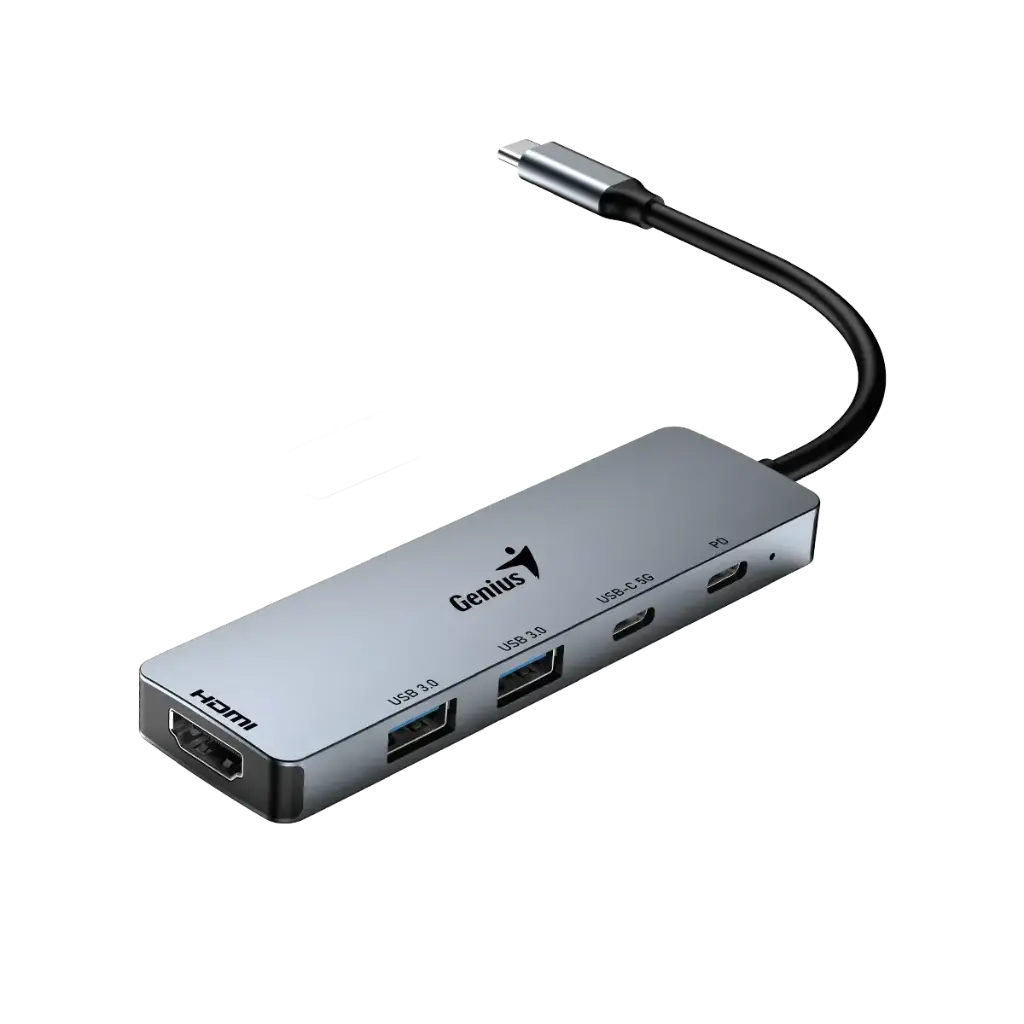 Adaptador multipuertos 5 en 1 Genius HUB UH-500