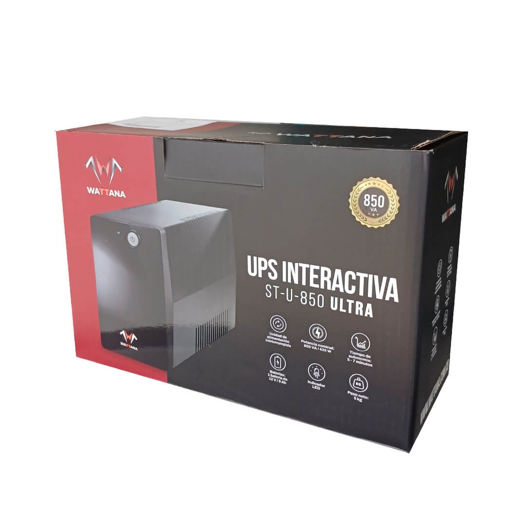 Ups Wattana Interactiva ULTRA 850VA/110VAC