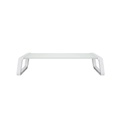Base Soporte Para Monitor en Cristal Templado Trust Monta Blanco