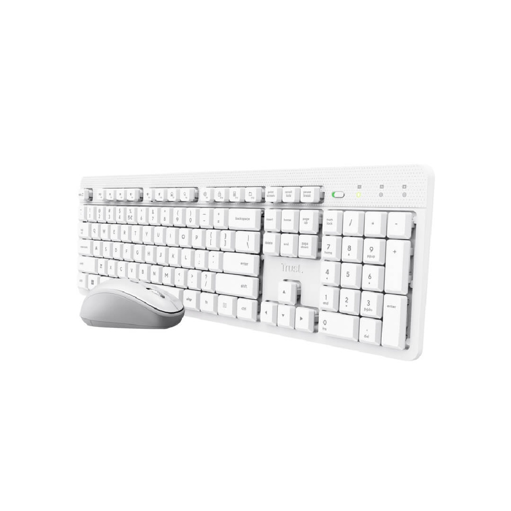 Combo Trust Ody II Inalambrico Blanco