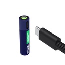 Baterías Recargables tipo C Trust 2 pilas - AAA