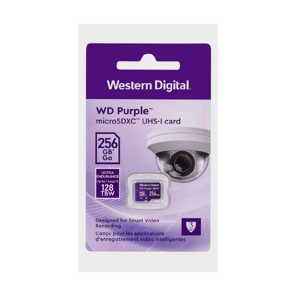 Memoria Western Digital Micro SD Purple 256 GB14- DHI-SSD-C800RS256G