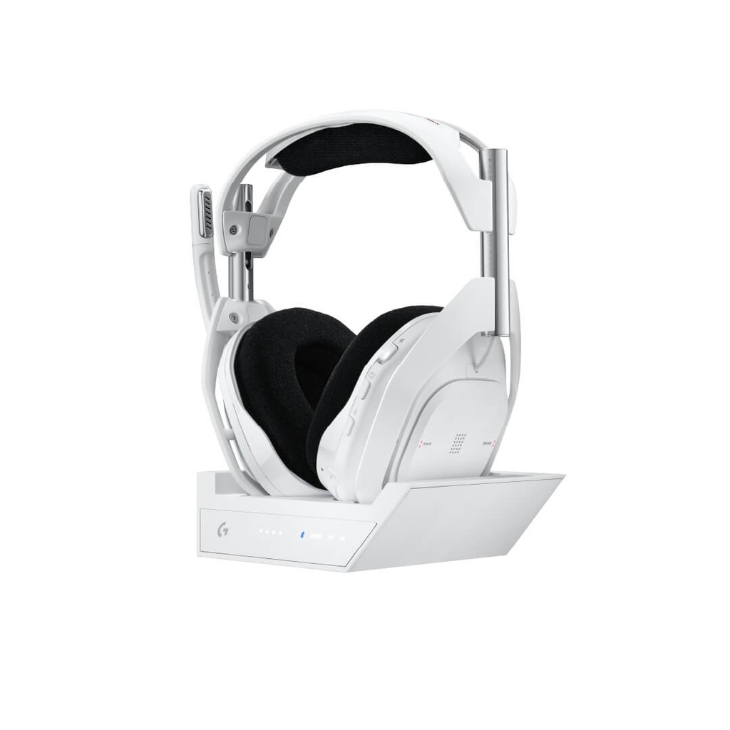 Audífonos Diadema Gaming Astro A50 GEN 5 Blanca Inalámb/Base de Carga/Xbox/PlayStation/PC