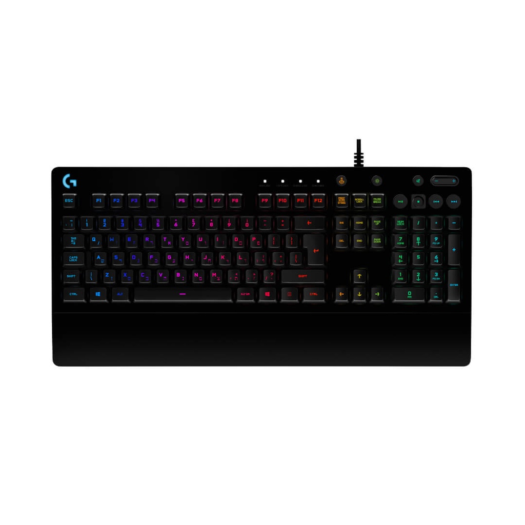 Teclado Gaming Logitech G213 Cable-Membrana-RGB-920-008084