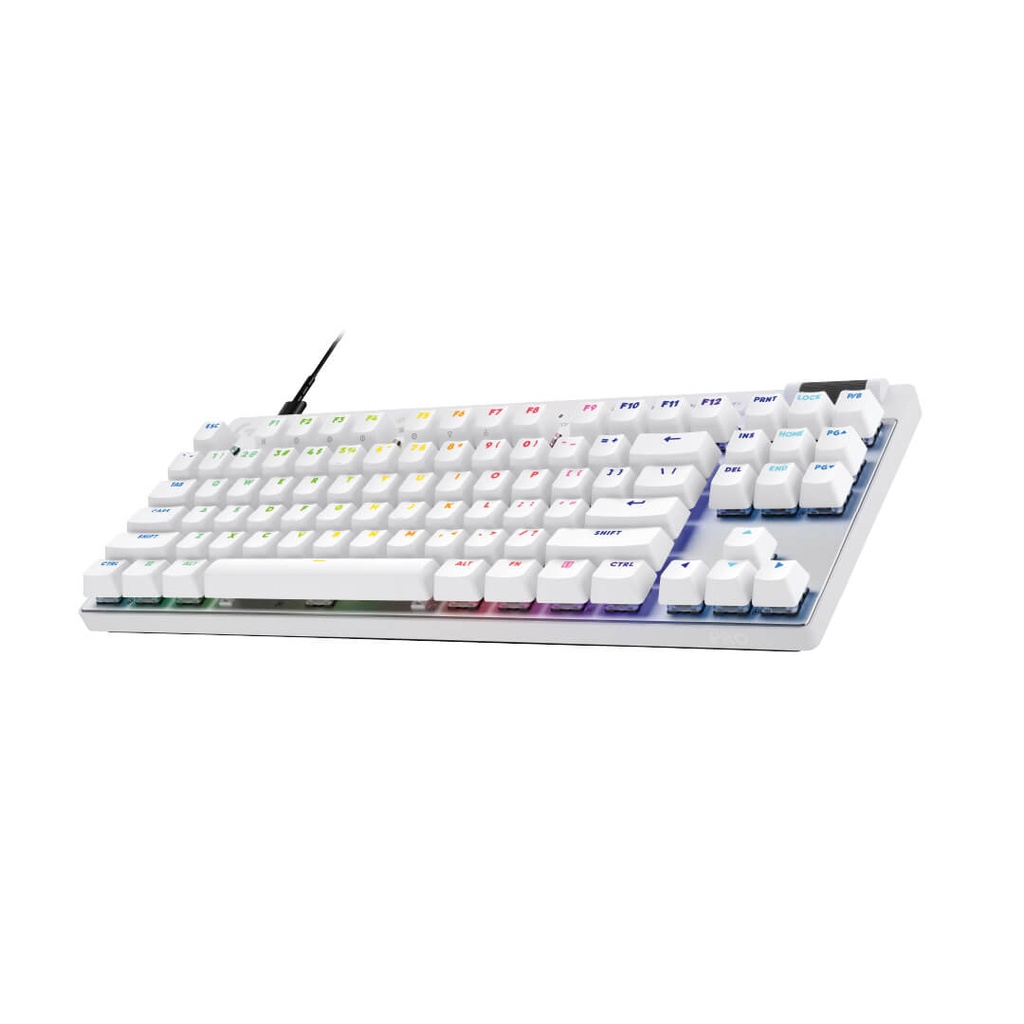 Teclado Gaming Logitech G Pro X TKL/Blanco/Mecánico/Lightspeed US-AMR-403/920-012143