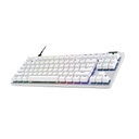 Teclado Gaming Logitech G Pro X TKL/Blanco/Mecánico/Lightspeed US-AMR-403/920-012143