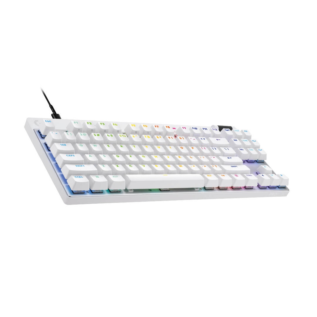 Teclado Gaming Logitech G Pro X TKL/Blanco/Mecánico/Lightspeed US-AMR-403/920-012143