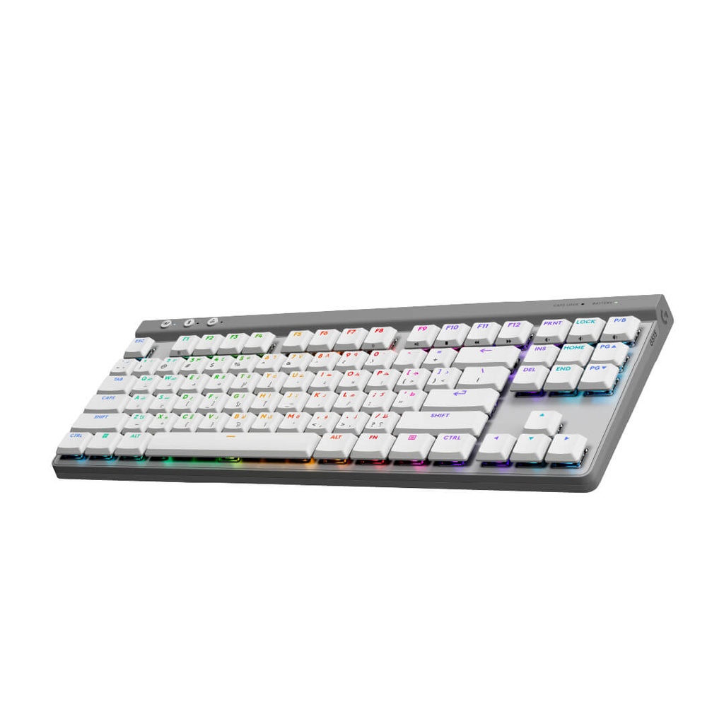 Teclado Gaming Logitech G515 TKL Blanco/Mecánico/Lightspeed/Bluetooth