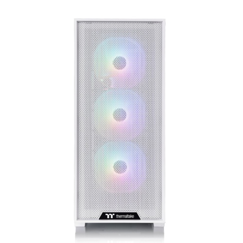 Chasis Thermaltake H390 TG ARGB /Snow /WIN / SPCC /TEMPERED GLASS *1/120mm ARGB SE Fan *4/PS-TTP-0750NNF A BU-3/ Brown Box