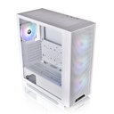 Chasis Thermaltake H390 TG ARGB /Snow /WIN / SPCC /TEMPERED GLASS *1/120mm ARGB SE Fan *4/PS-TTP-0750NNF A BU-3/ Brown Box