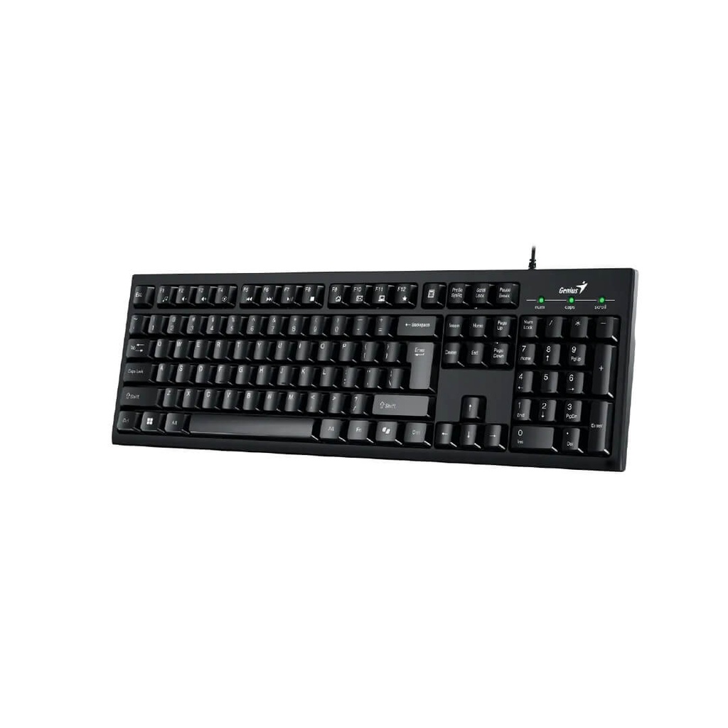 Teclado Genius Smart KB-100 USB Negro Resistente a Liquidos