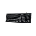 Teclado Genius Smart KB-100 USB Negro Resistente a Liquidos