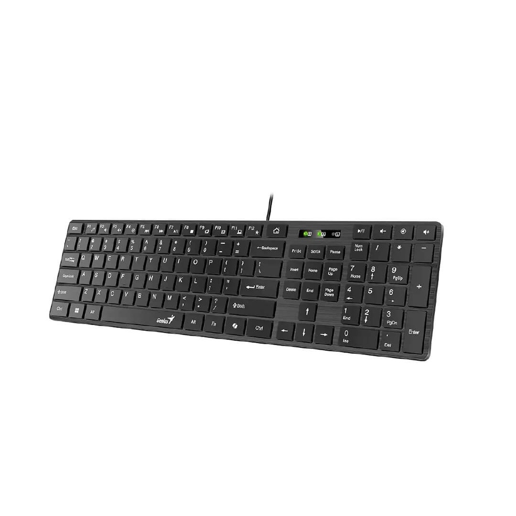 Teclado Genius SlimStar 126 Alambrico USB Negro