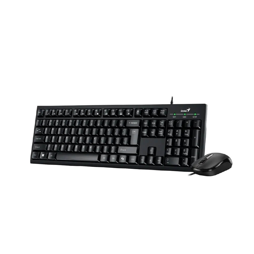 Combo Teclado + Mouse Genius SlimStar C126 Alámbrico USB Negro