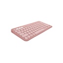 Teclado Logitech Pebble K380S 2 Rosa Bluetooth