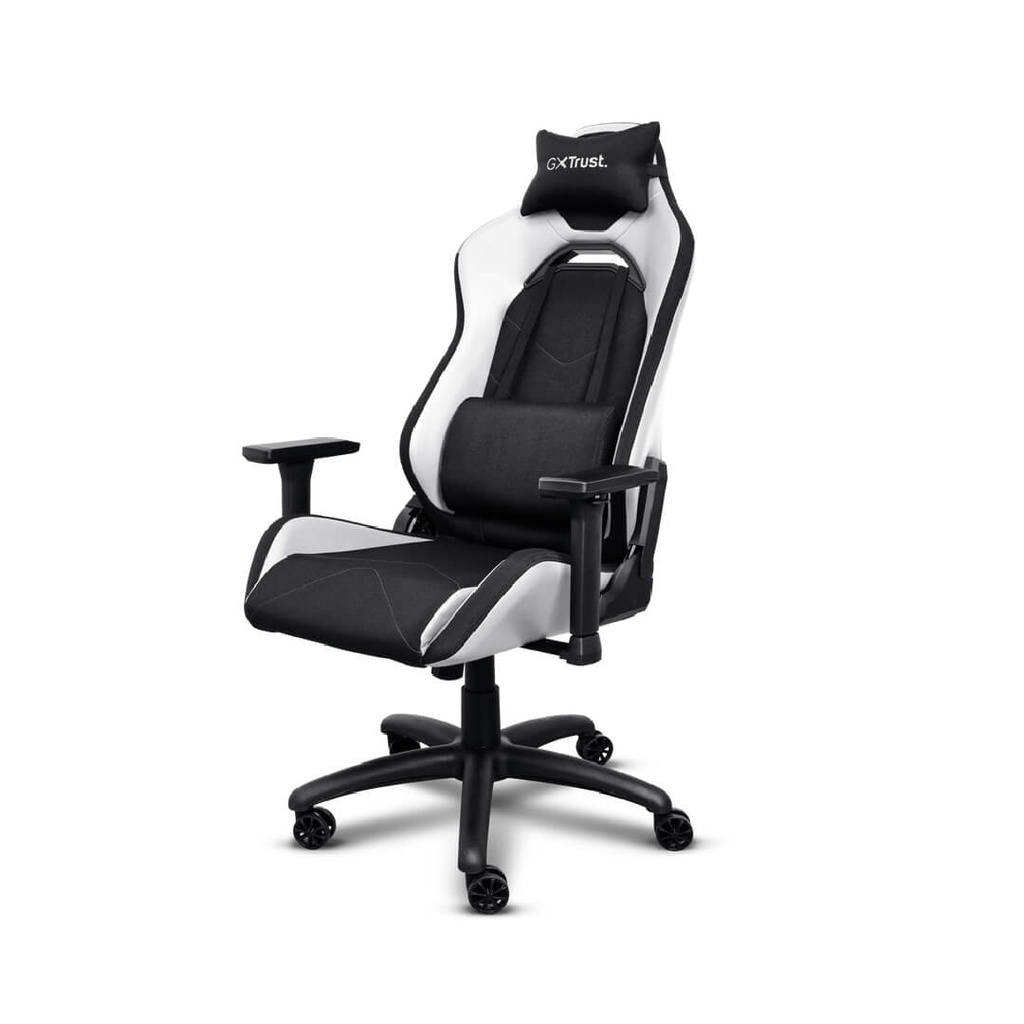 Silla Gamer Ergonomica trust Gxt 714W Ruya Negra Blanca