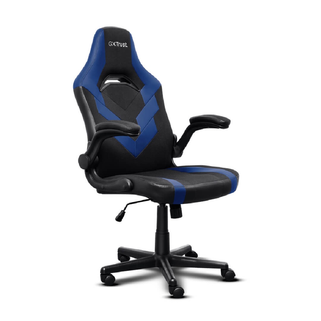 Silla gamer Trust Gxt 703B Riye Negra Azul