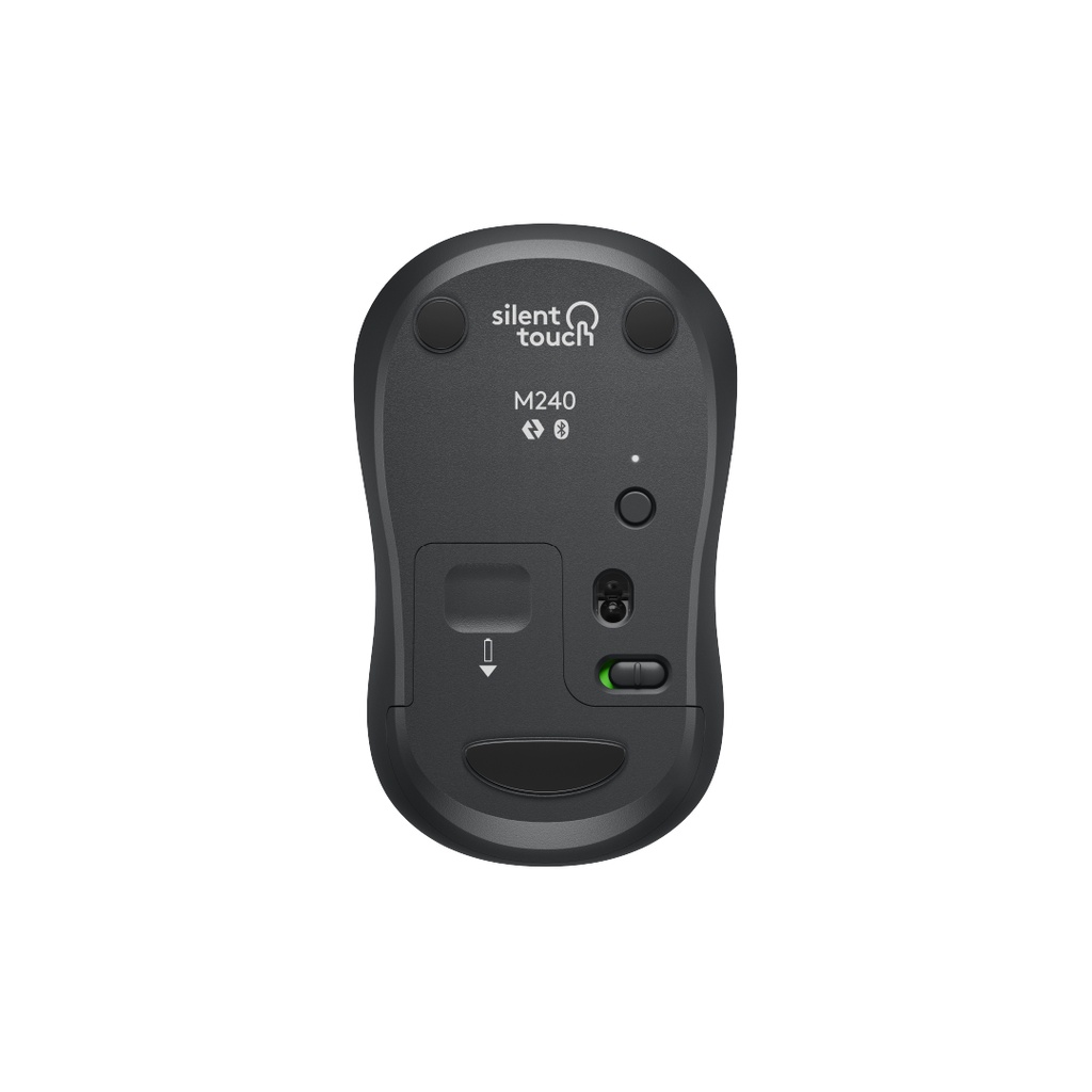 Mouse Logitech M240 Bluetooth Silencioso Grafito