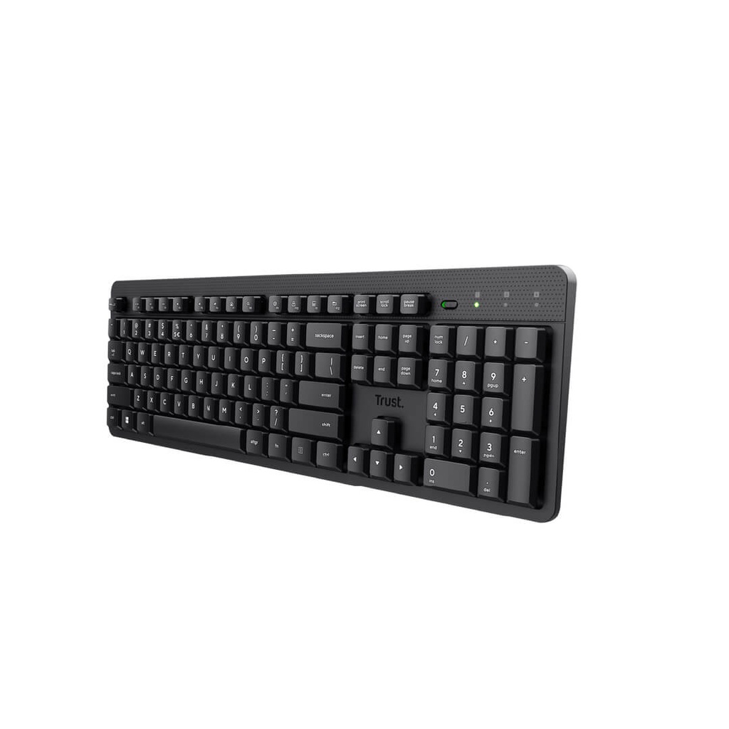 Teclado Trust Ody II Inalámbrico Negro