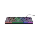 Teclado Gamer trust Gxt 867 Acira Mecanico 60% Negro