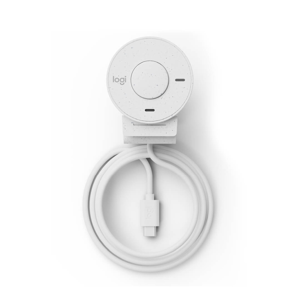 Camara Web Logitech Brio 300 1080P USB Tipo Usb-C Blanco
