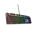 Teclado Gamer trust Gxt 871 Zora Mecanico Negro 