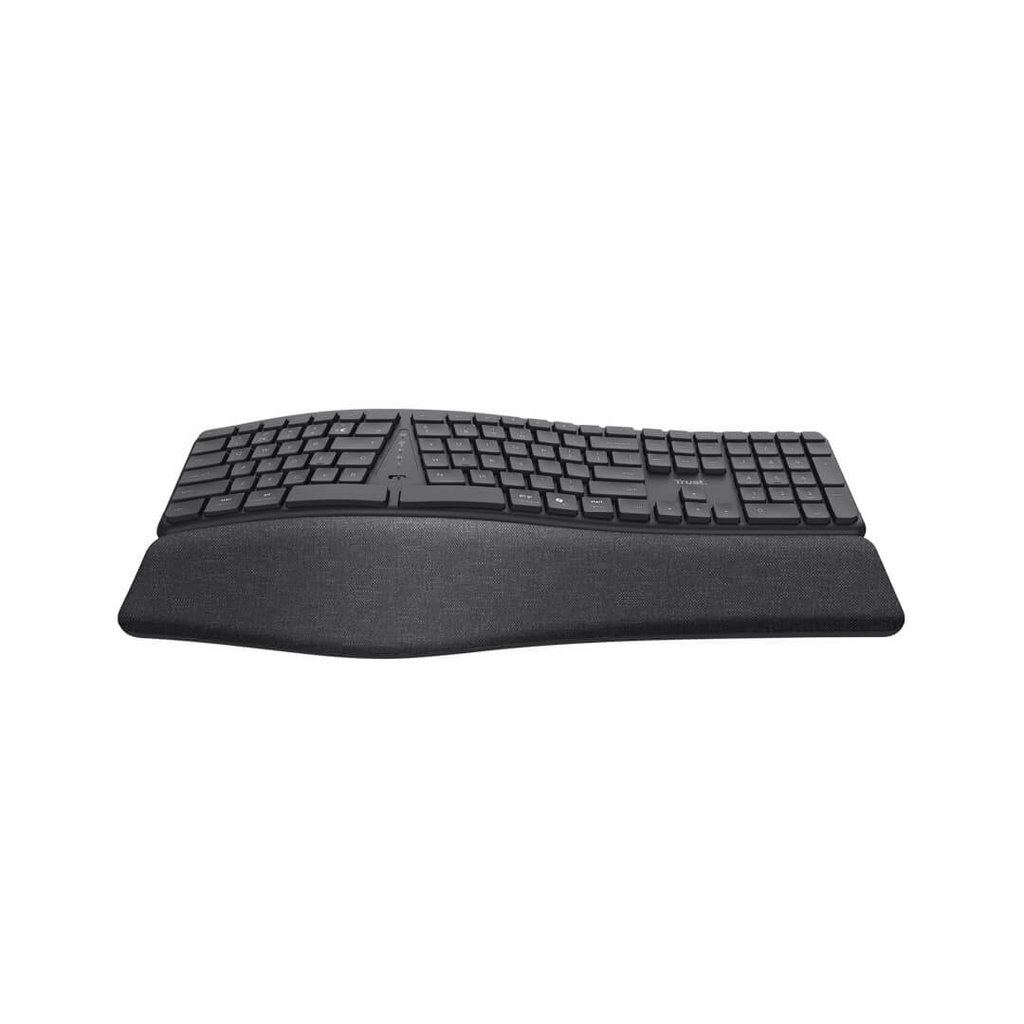 Teclado Trust Keyra Inalambrico-Bluetooth (multidispositvo) Negro  