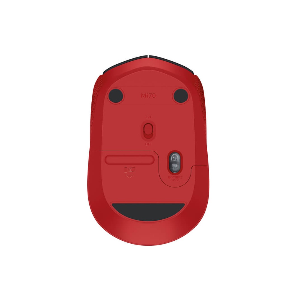 Mouse Logitech M170 Inalambrico Rojo