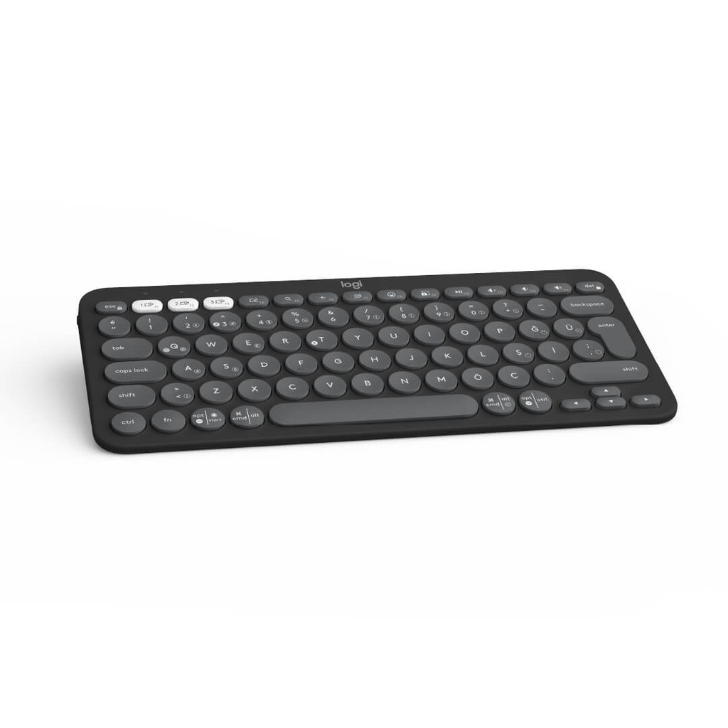 Teclado Logitech Pebble K380 2 Grafito Bluetooth
