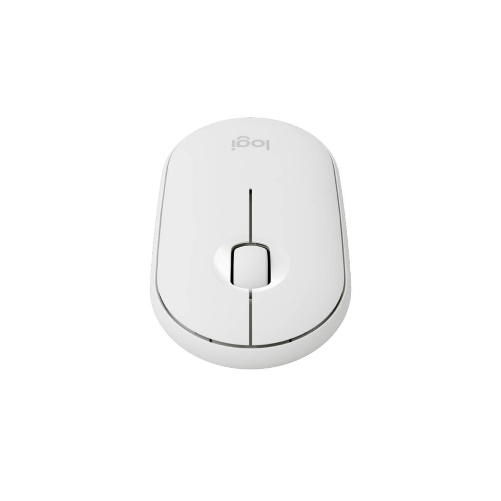 Mouse Logitech Pebble M350S 2 Blanco Inalambrico-Bluetooth