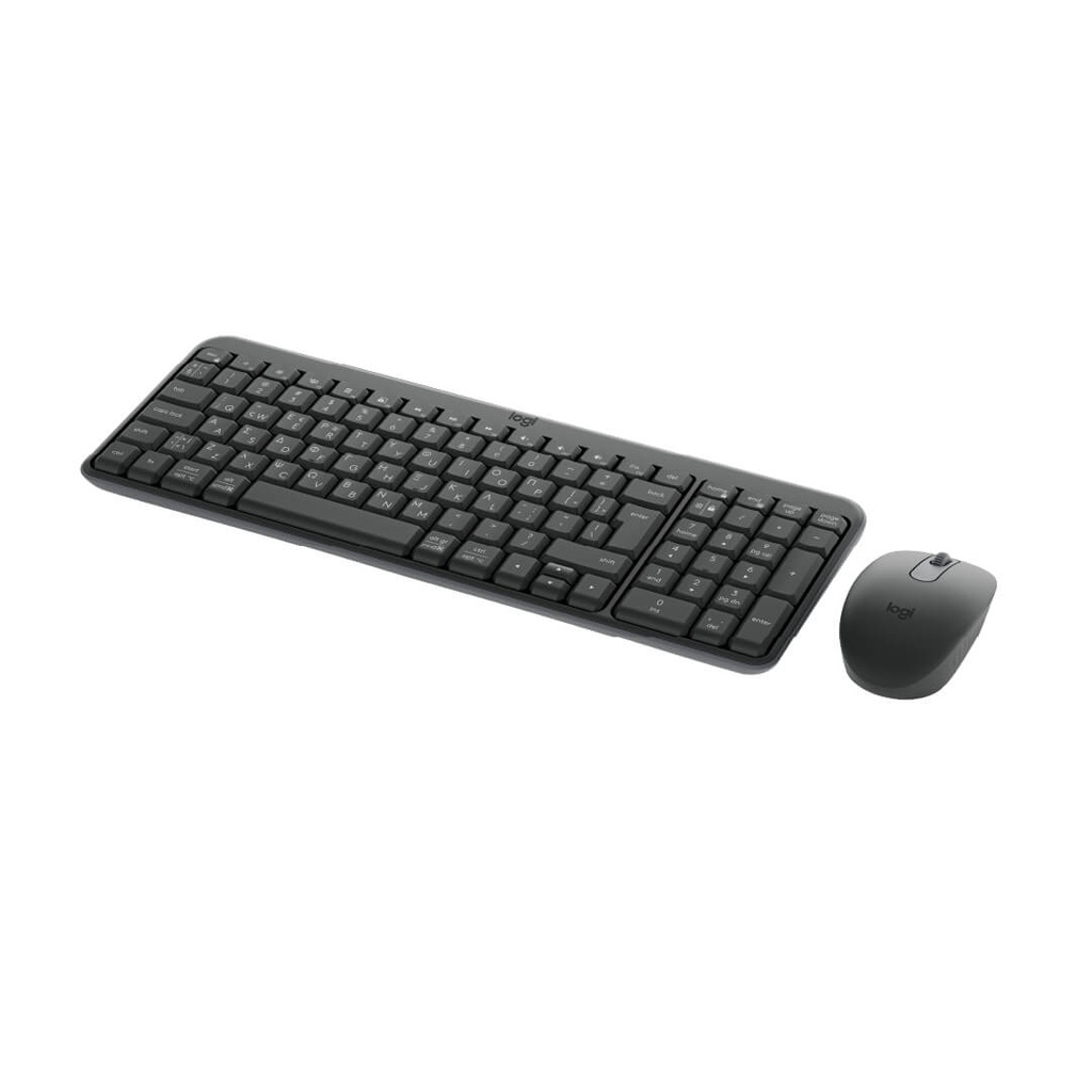 Combo Teclado y Mouse Logitech Mk250 Bluetooth Grafito