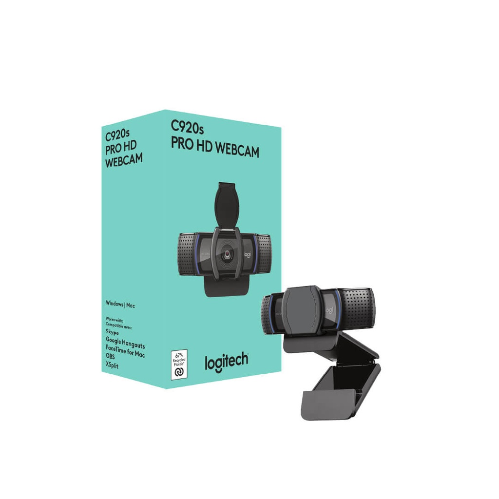 Camara Web Logitech C920S PRO Full Hd