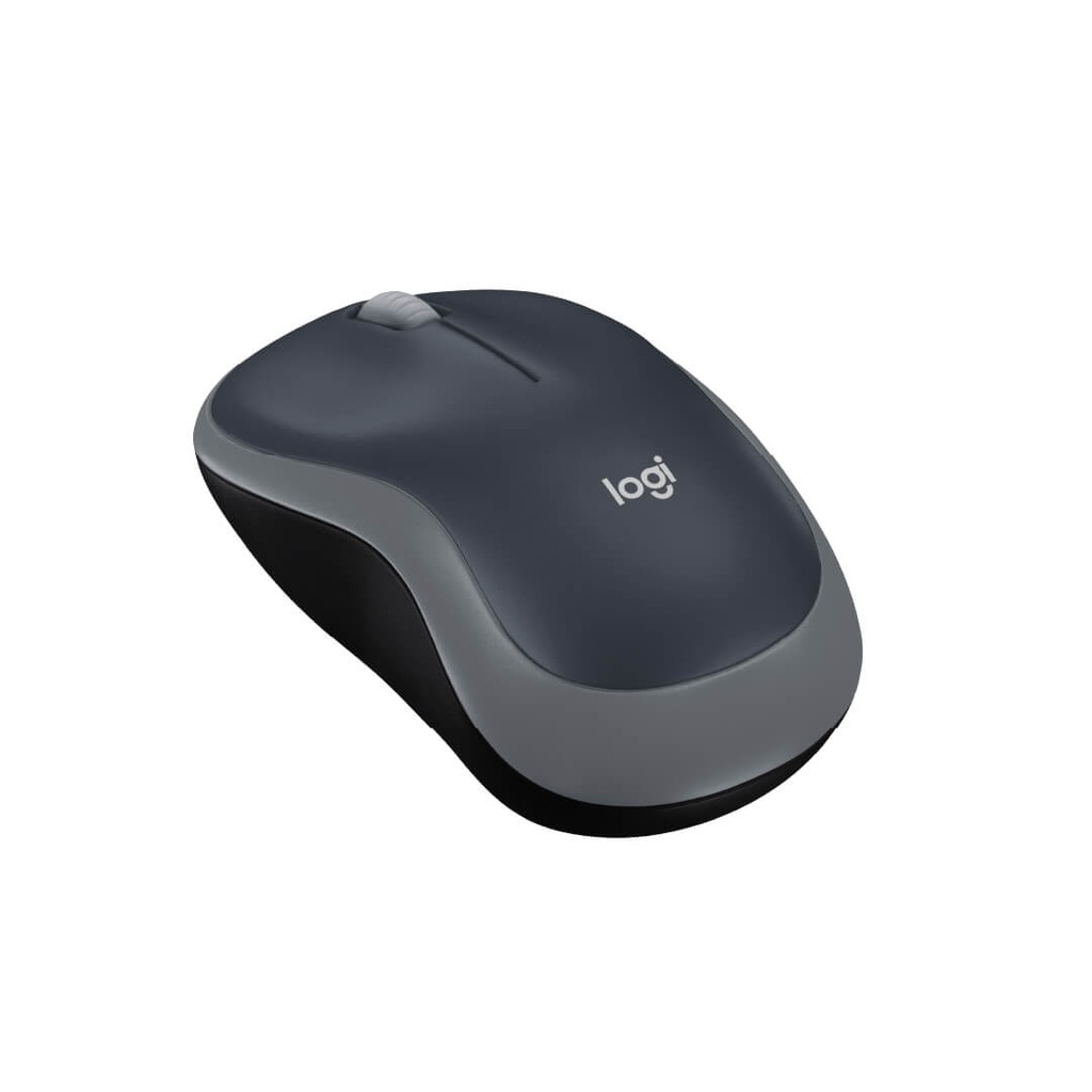 Mouse Logitech M185 Inalmbrico Negro-Gris