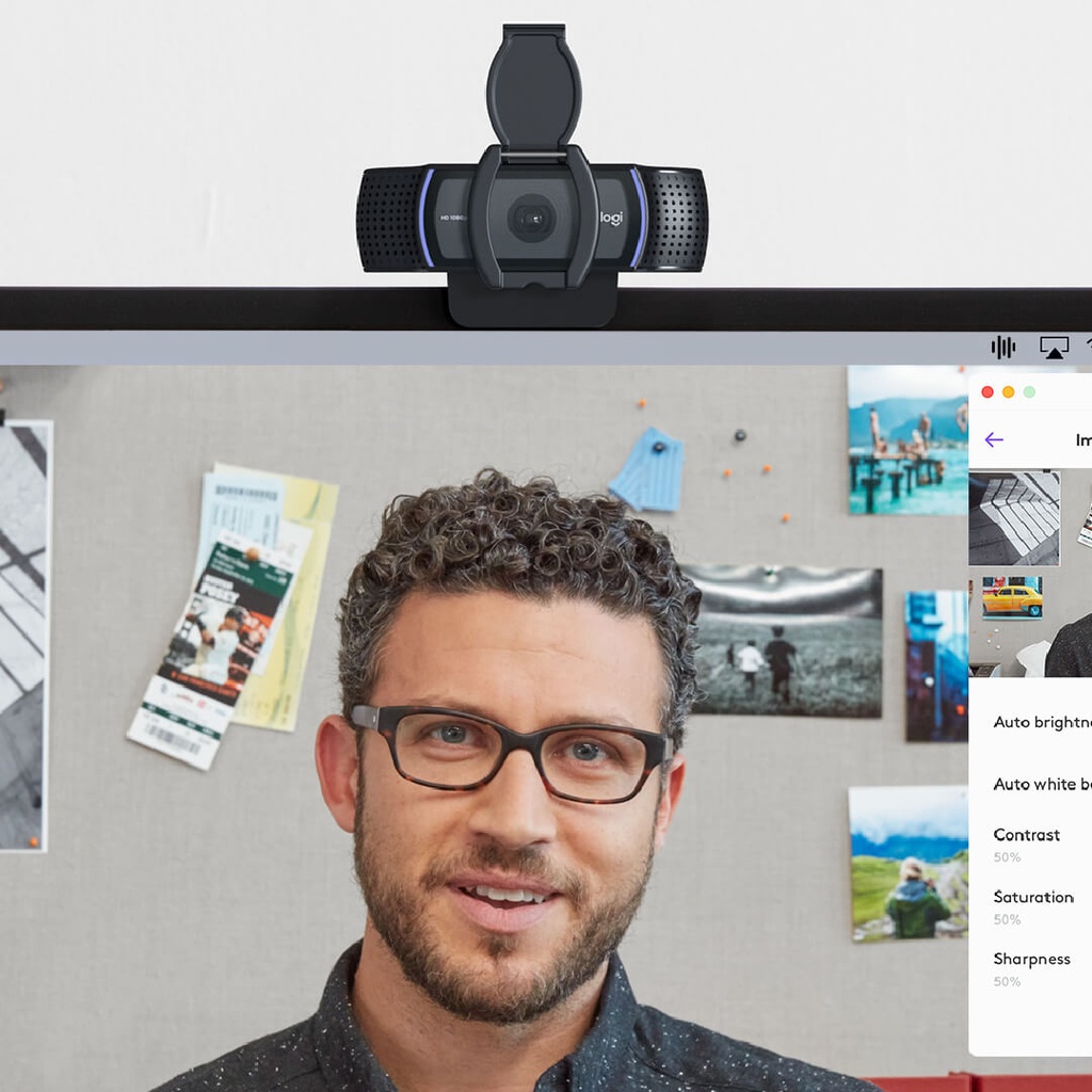 Camara Web Logitech C920S PRO Full Hd