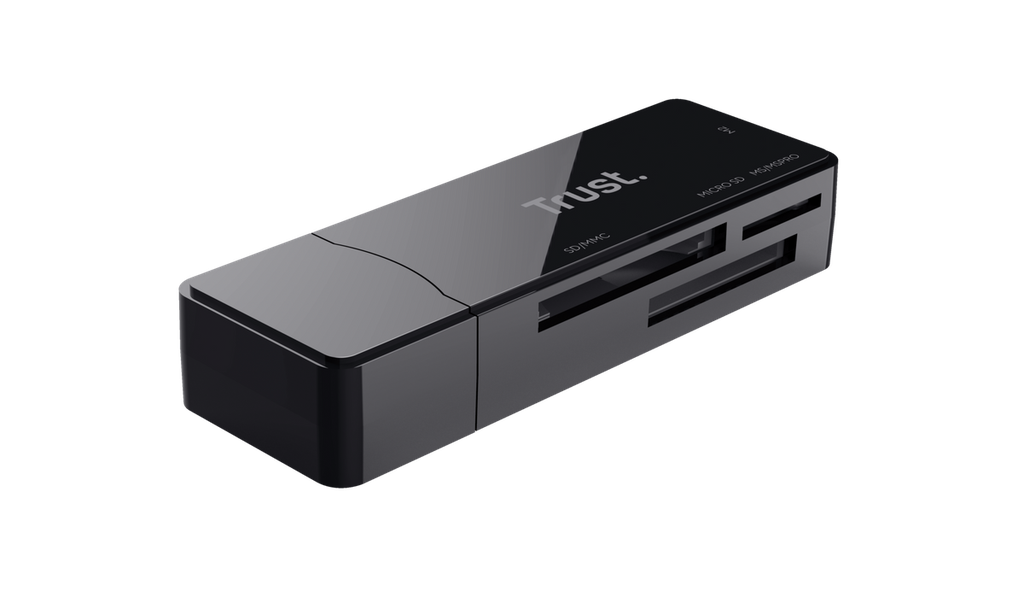 Lector de Tarjetas Trust Nanga  Usb 3.1 Negro